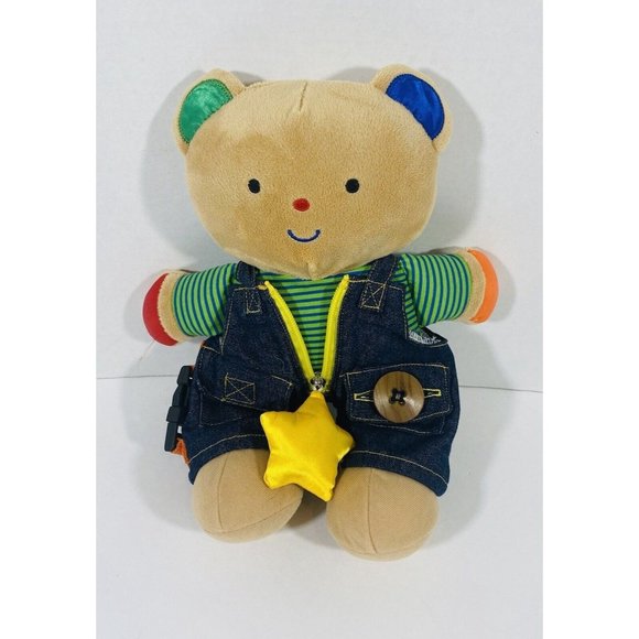 Melissa Doug Ks Kids Teddy Wear Bear Stuffed Plush Toddler Educational Toy Soft - Picture 1 of 10